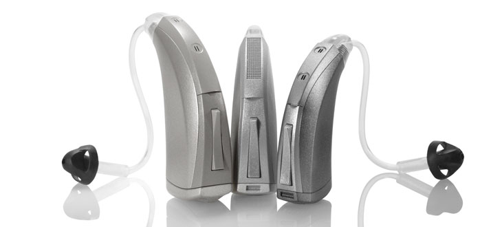 BTE (Behind the ear) hearing aids offered by Starkey.