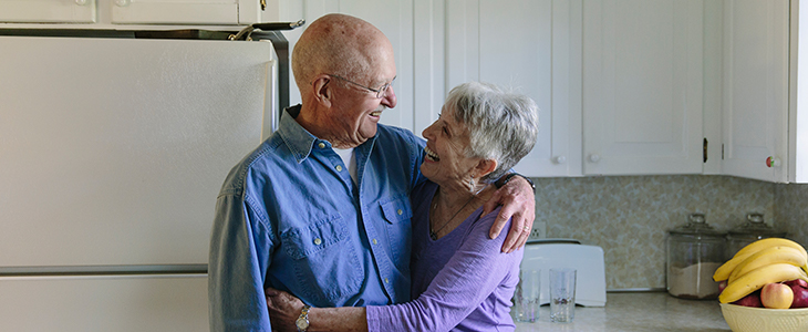 Grandparents with hearing problems enjoy using hearing aids.