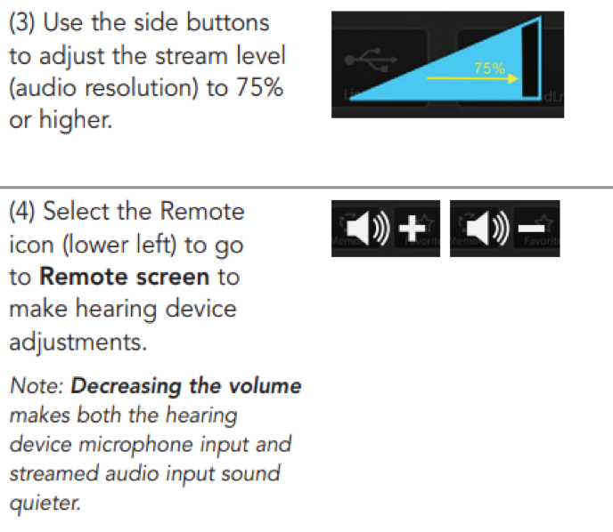 How to adjust volume on SurfLink Mobile devices. 