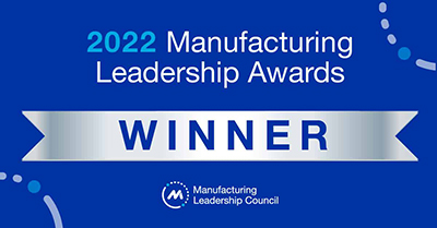 2022 Manufacturing Leadership Council award logo