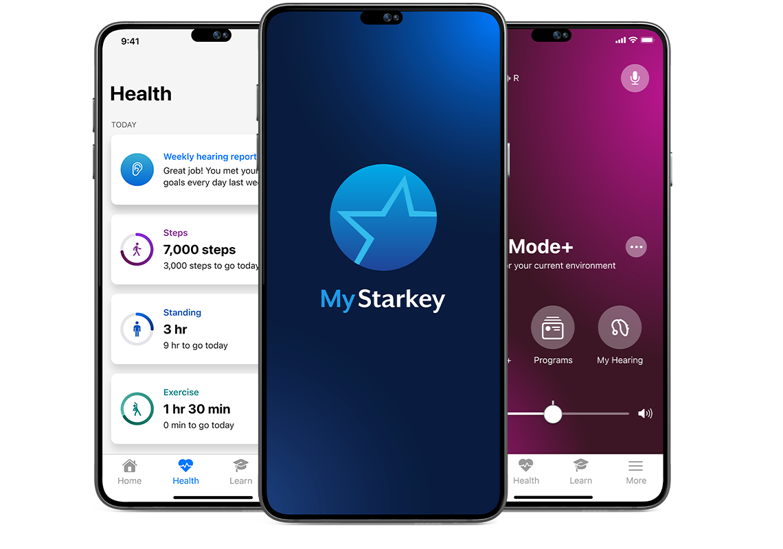 My Starkey App Screens