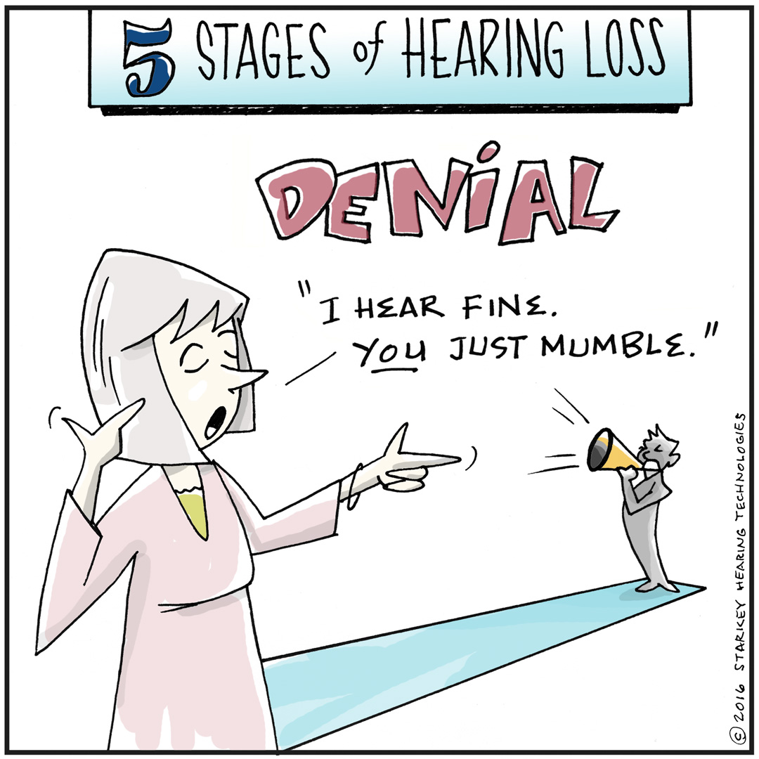 The five stages of hearing loss