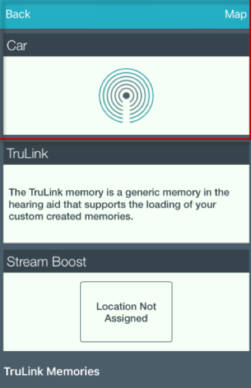 Checking the signal for the TruLink Beacon. 