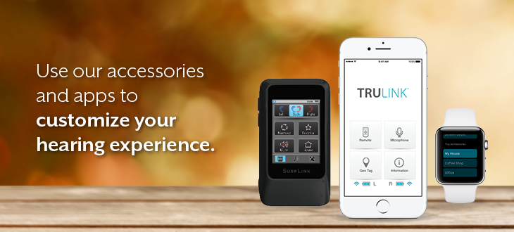 Customize your hearing experience with mobile apps.