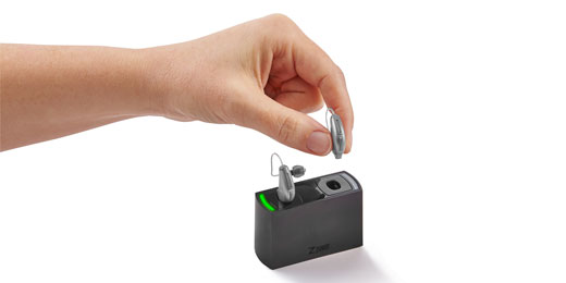 How to insert the ZPower rechargeable hearing aids