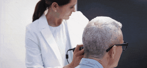 Getting a hearing test GIF