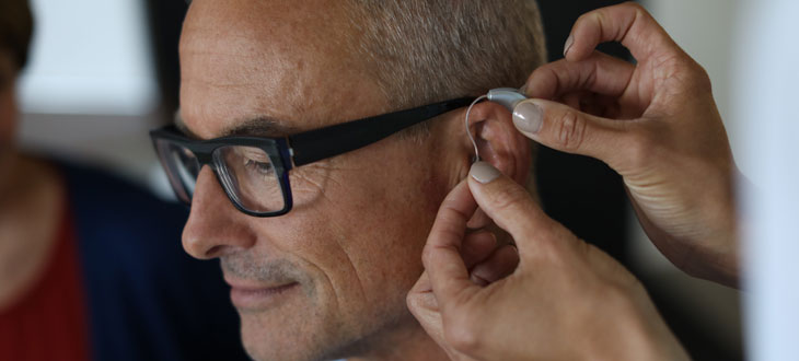 Getting used to wearing hearing aids