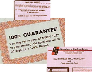 Starkey introduced the first 30-day, free trial